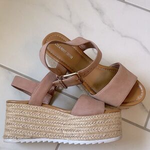 Gianni Bini Platform Espadrille Sandals, Size 6